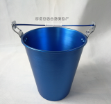 High Quality Blue Aluminum Ice Bucket with Bottle Openers